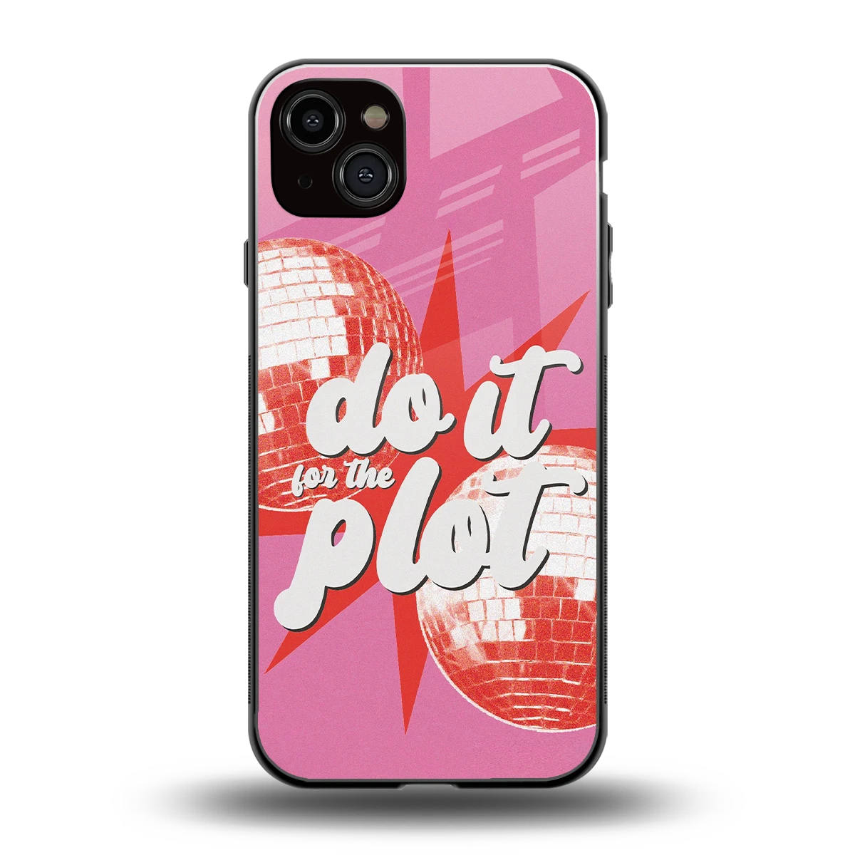 For The Plot back phone cover | glass case for iphone 14 plus