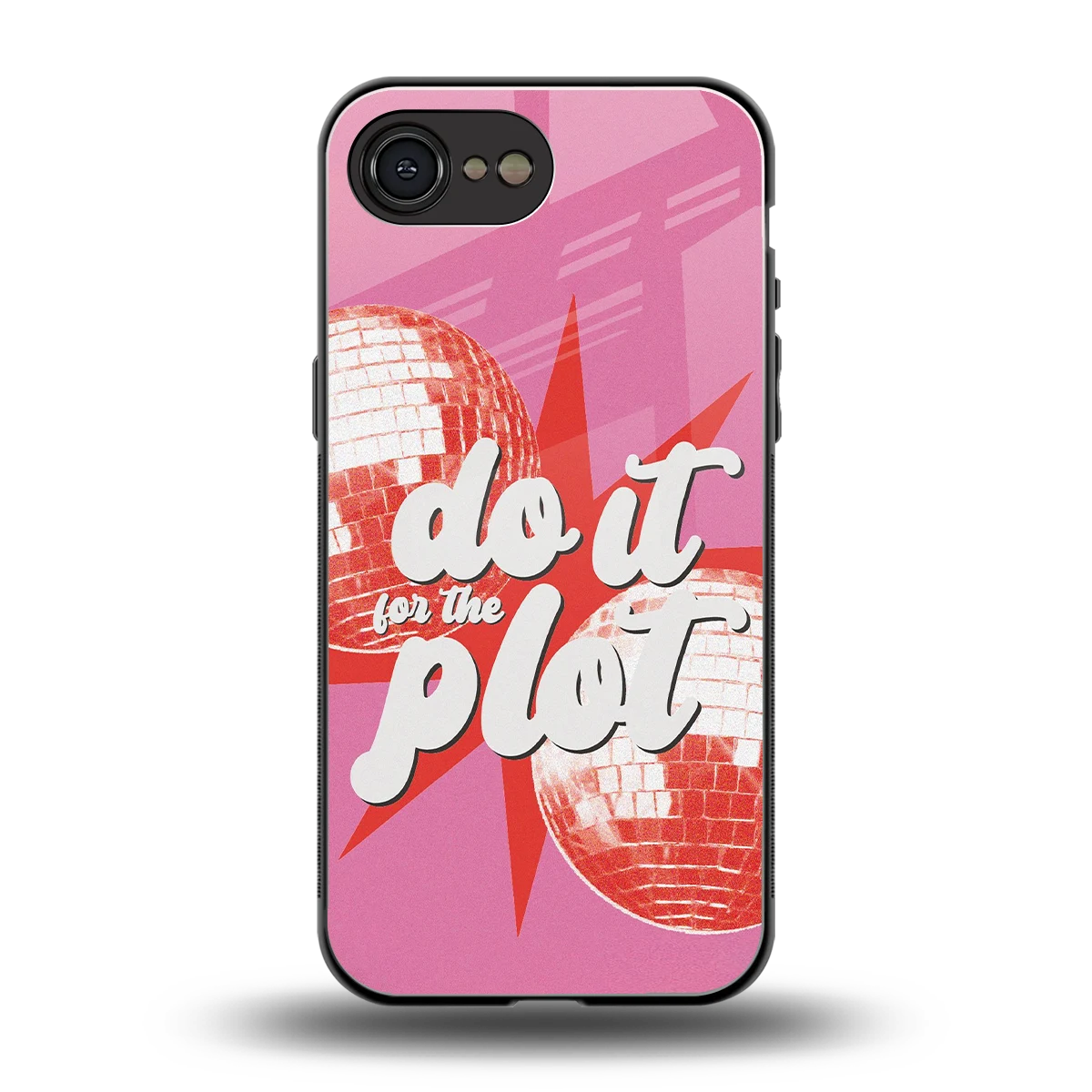 For The Plot back phone cover | glass case for iphone 16e
