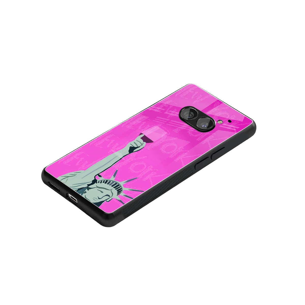 Freedom Toast stylish phone case for nothing phone 2a | glossy glass and slim fit