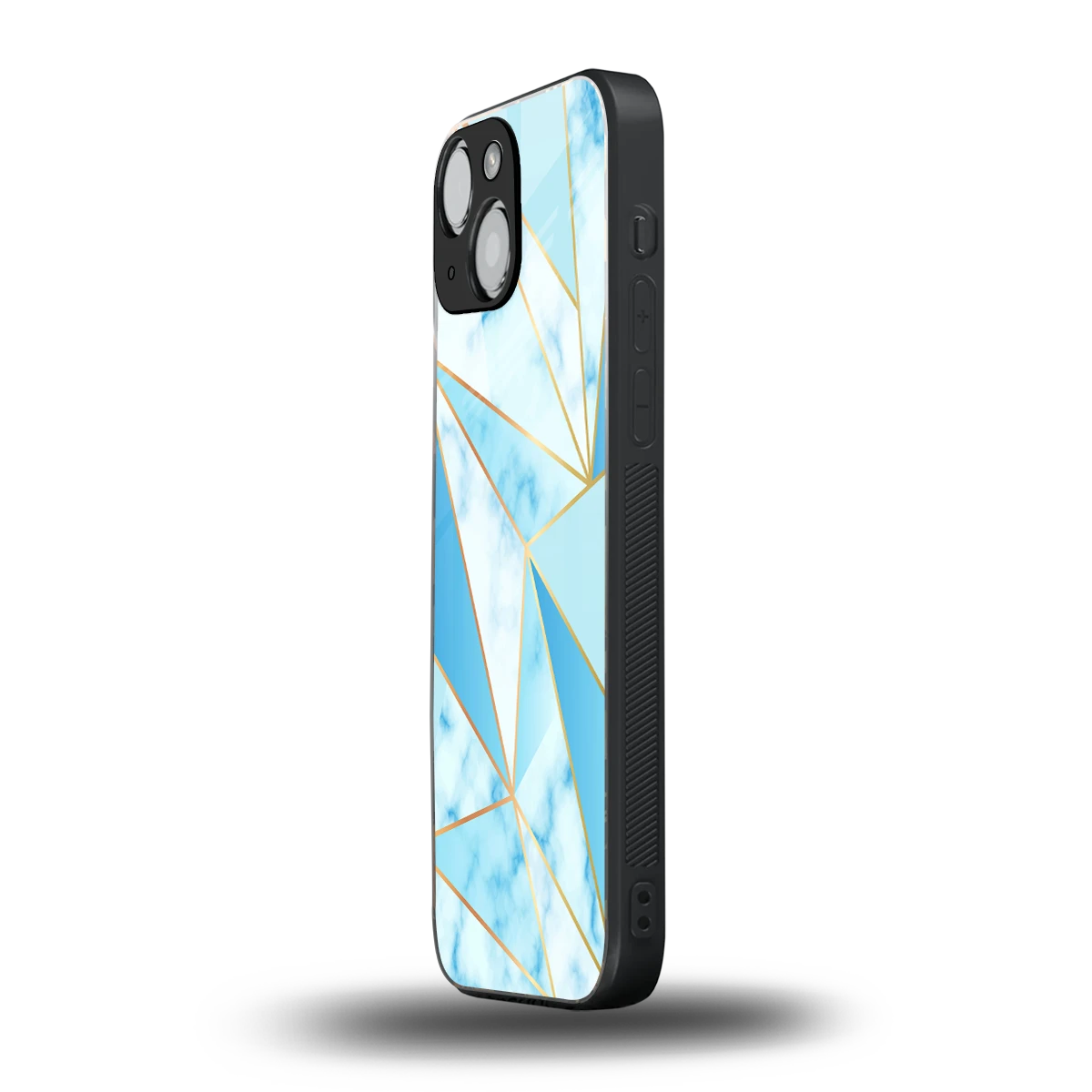 French Marble iphone 13 mini mobile cover | shockproof glass phone case