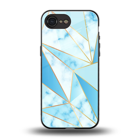French Marble back phone cover | glass case for iphone 16e