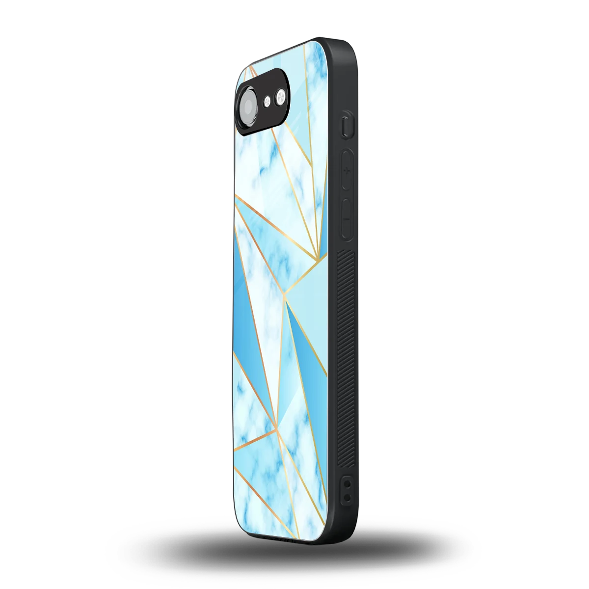 French Marble iphone 16e mobile cover | shockproof glass phone case