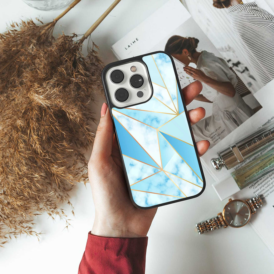 French Marble Phone Case for Samsung Galaxy S23 Plus | Glass Case