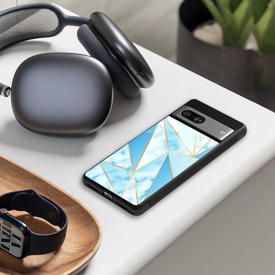 French Marble Phone Case for Samsung Galaxy S23 Plus | Glass Case