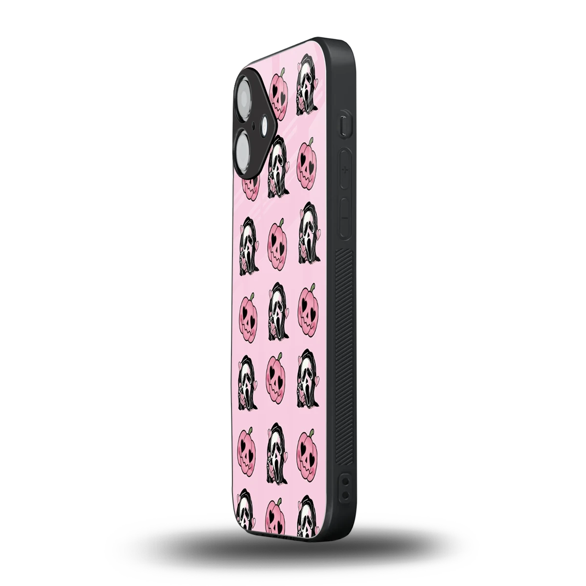 Friendly Ghost iphone 16 plus mobile cover | shockproof glass phone case