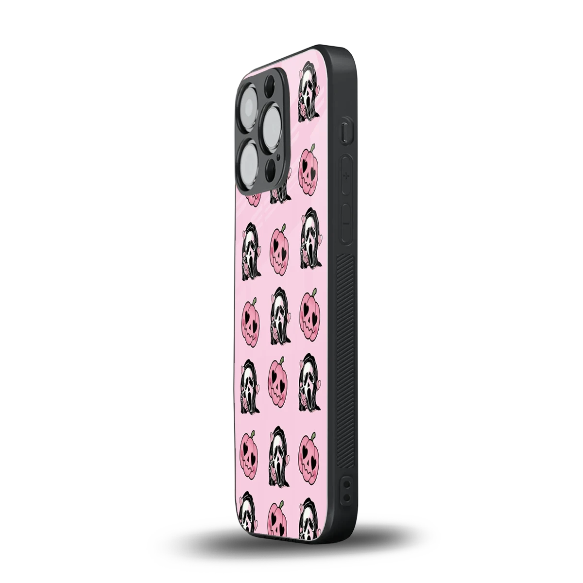 Friendly Ghost iphone 16 pro mobile cover | shockproof glass phone case