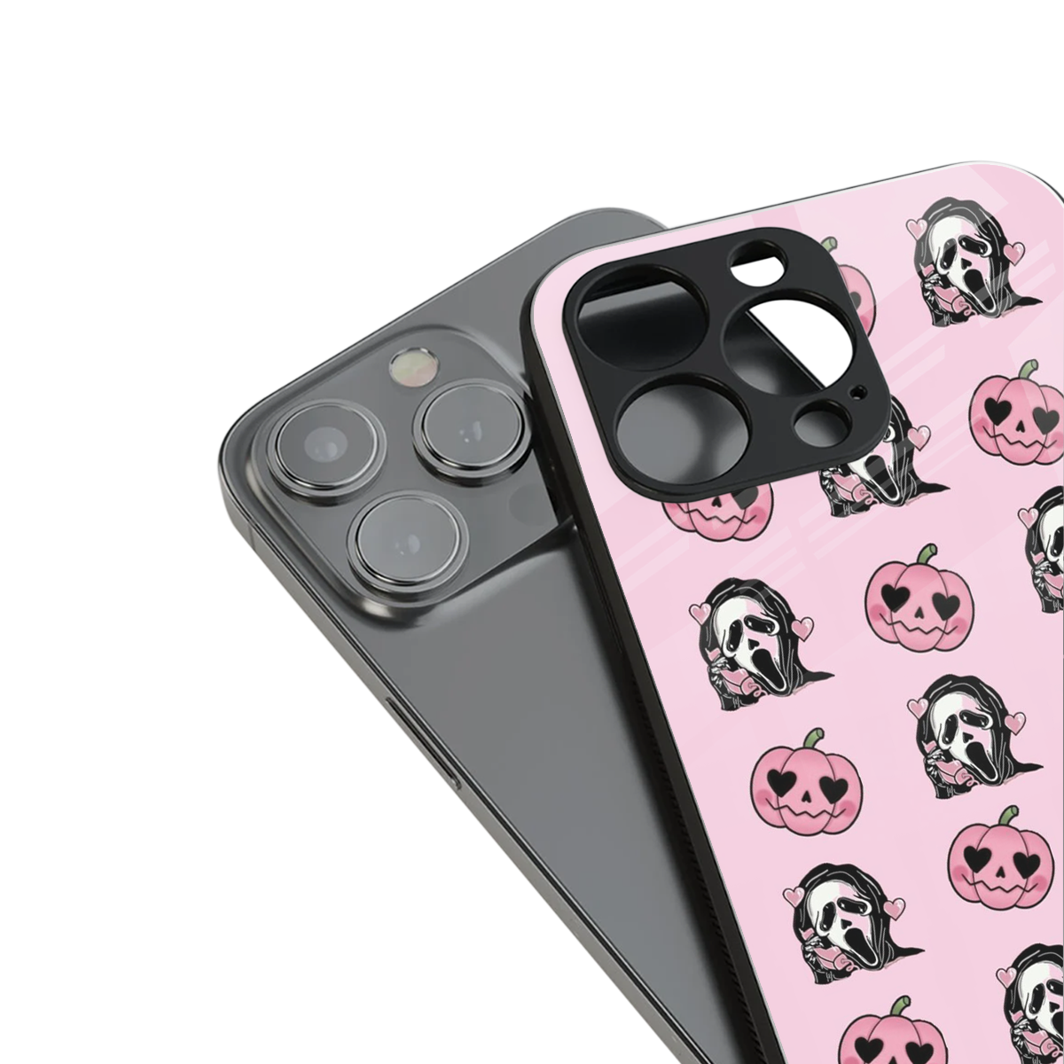Friendly Ghost stylish phone case for iPhone 16 | glossy glass and slim fit