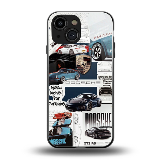 Fund My Ride back phone cover | glass case for iphone 13 mini