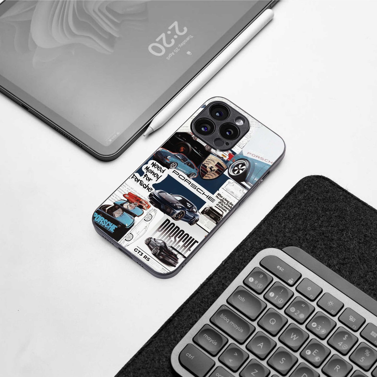 Fund My Ride luxury glass phone case for iPhone 16 | scratch and drop resistant