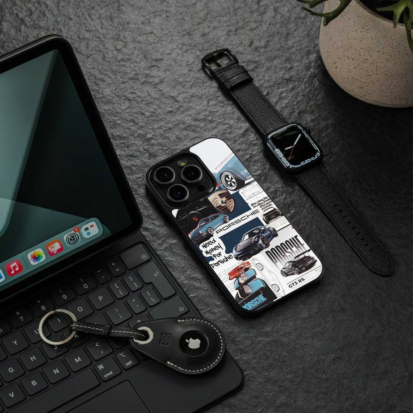 Fund My Ride TPU glass hybrid case for iPhone 16 | premium mobile back cover