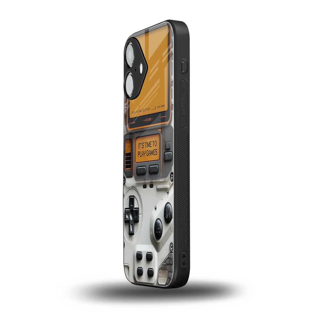 Gameboy Orange Phone Case for Iphone 16 | Glass Case
