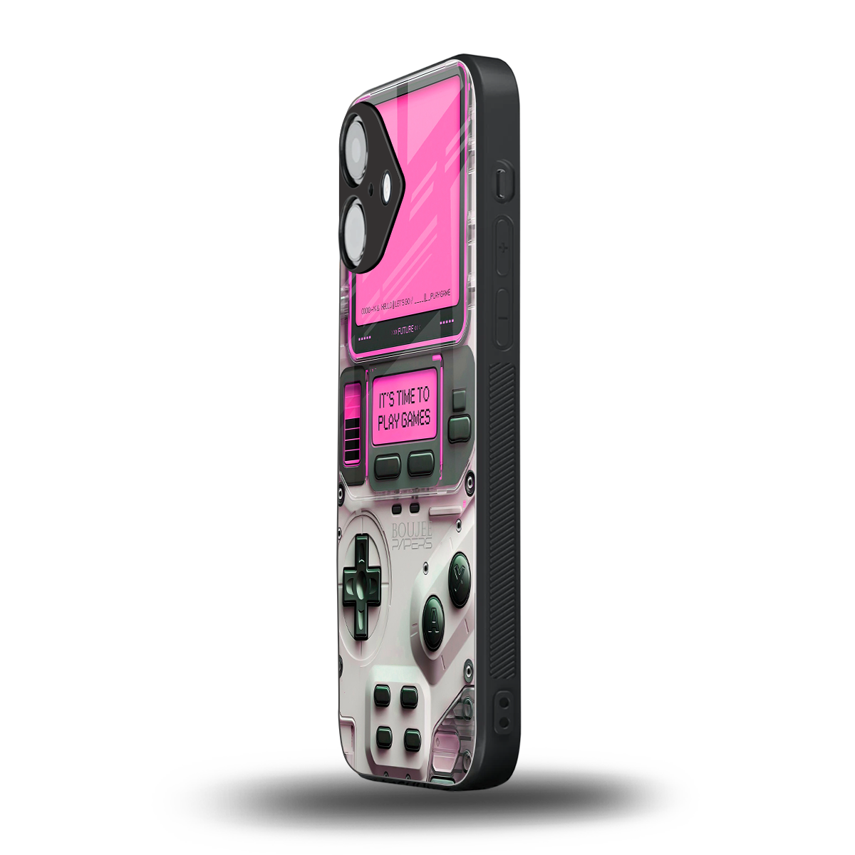 Gameboy Pink Phone Case for Iphone 16 | Glass Case