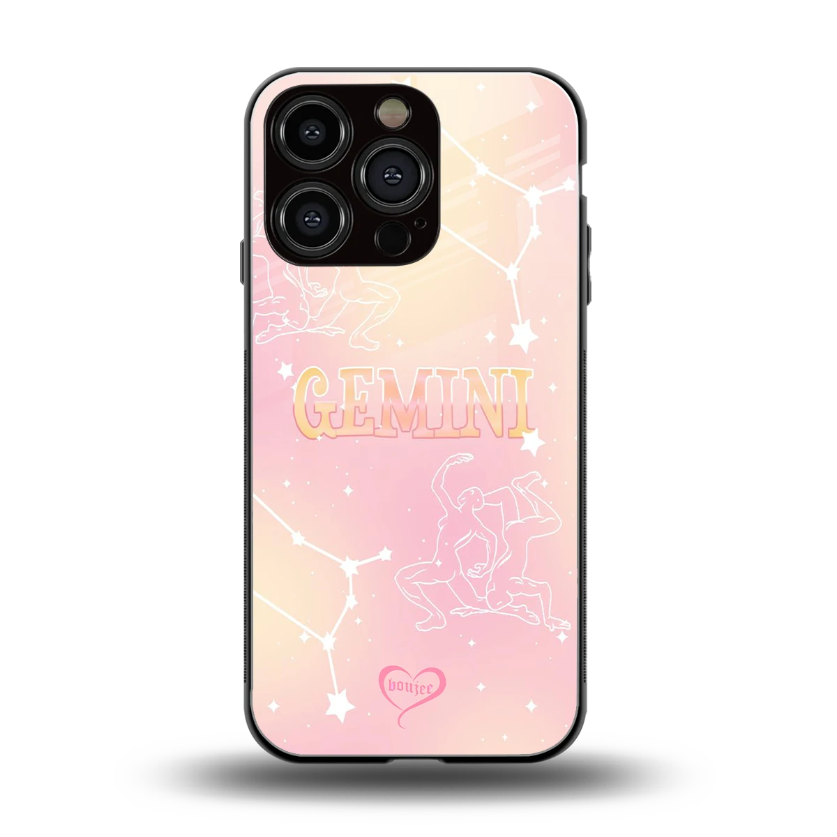 Gemini Aura back phone cover | glass case for iphone 16 pro