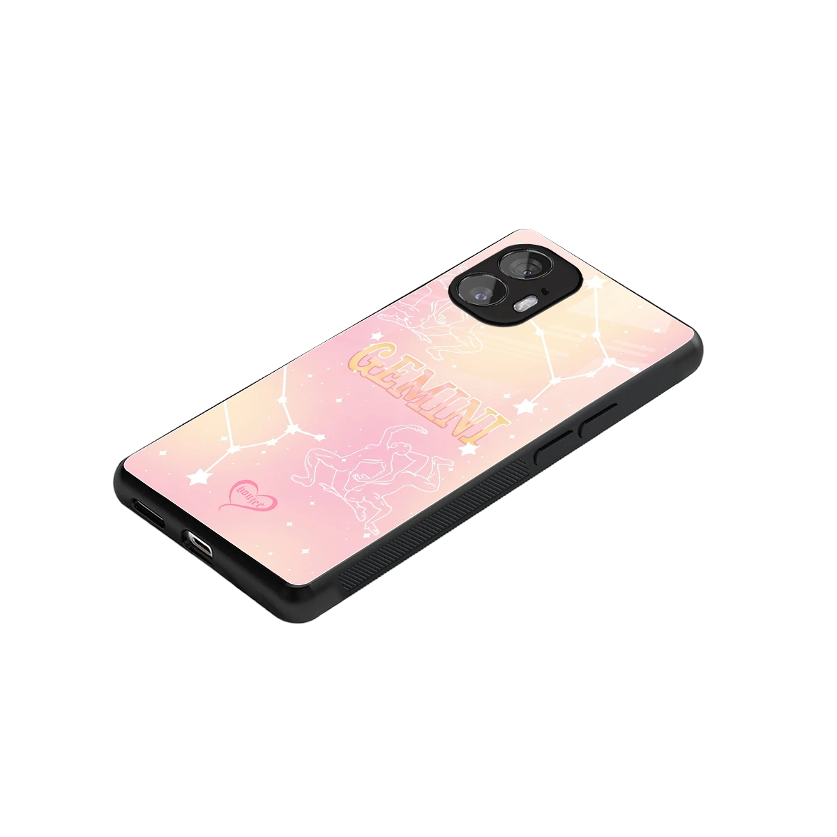 Gemini Aura stylish phone case for nothing phone 2 | glossy glass and slim fit