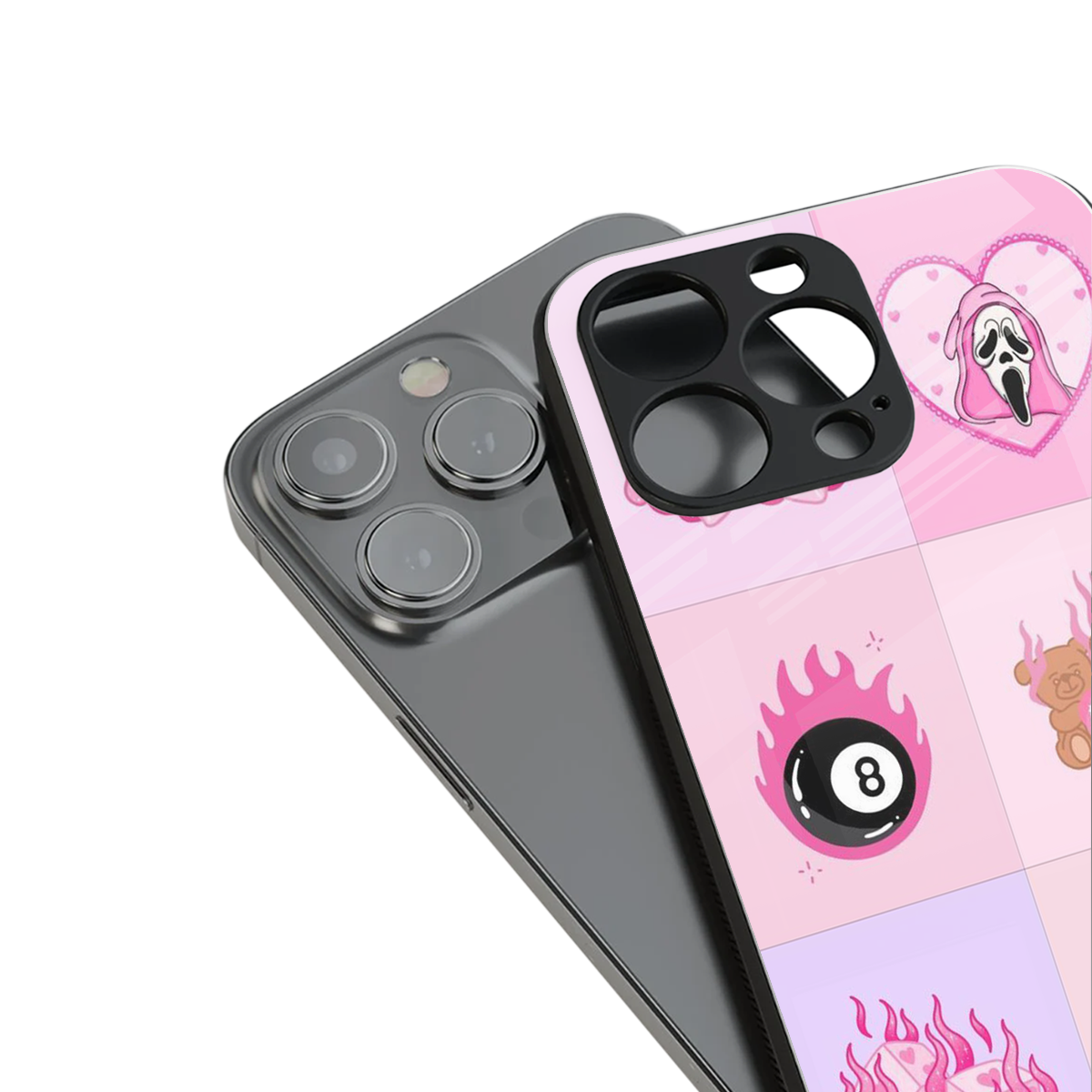 Ghostly Adorable Phone Case for Iphone 16 | Glass Case