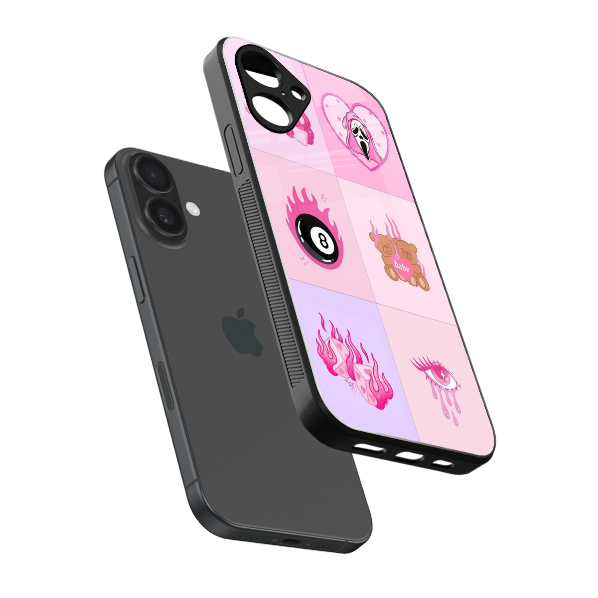 Ghostly Adorable Phone Case for Iphone 16 | Glass Case