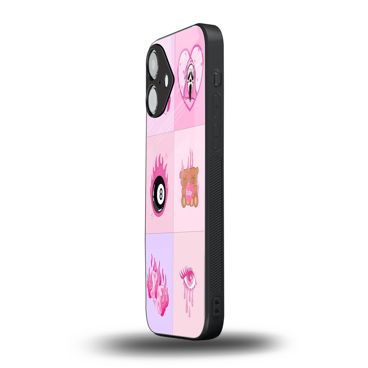 Ghostly Adorable Phone Case for Iphone 16 | Glass Case