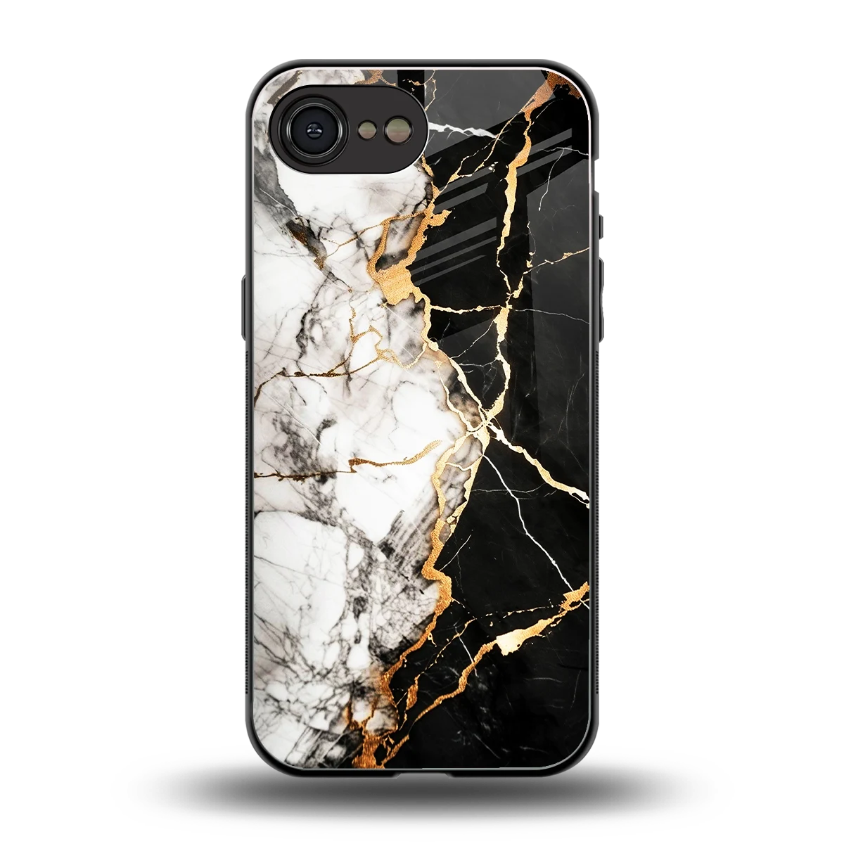 Gilded Marble back phone cover | glass case for iphone 16e