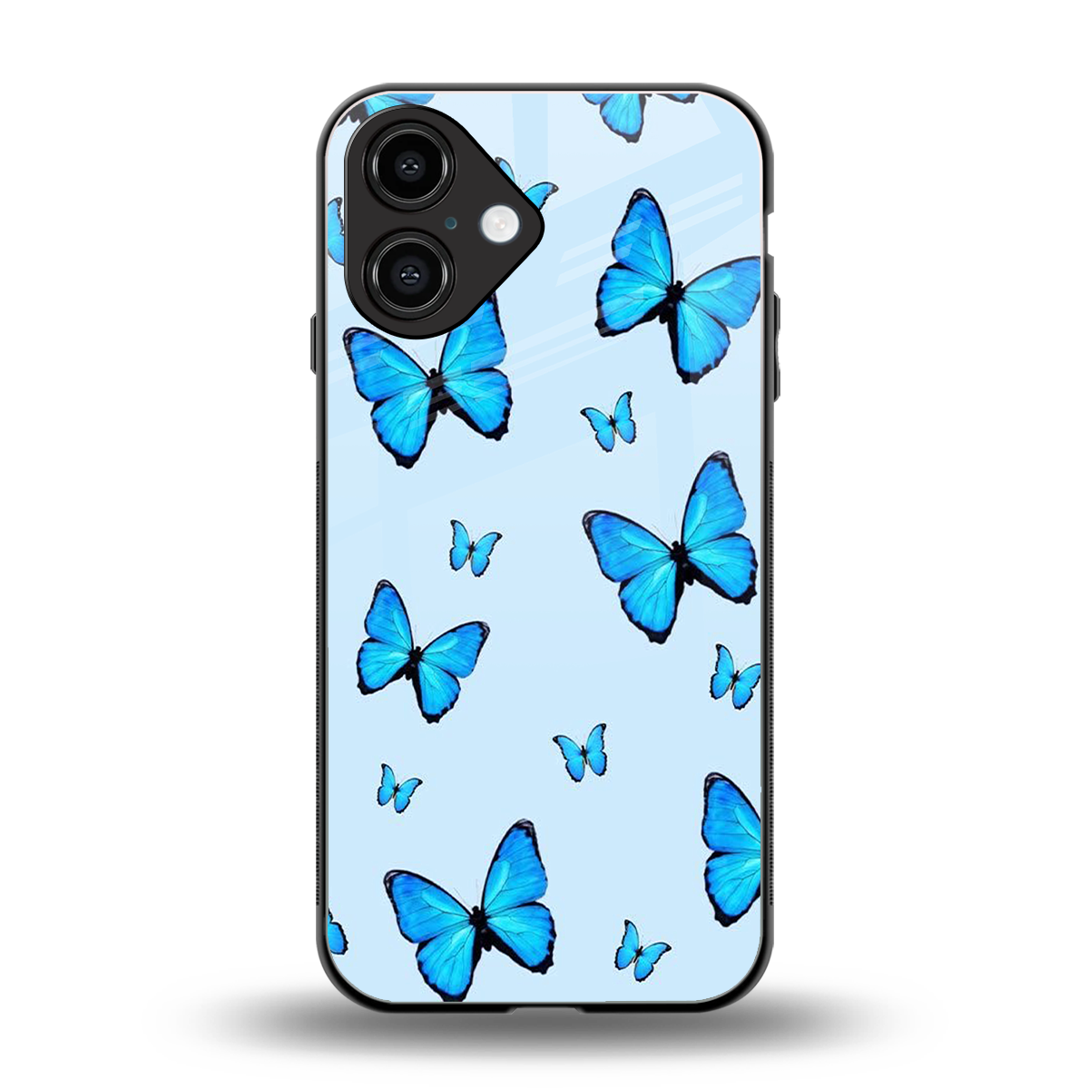 Gimme Butterflies Aesthetic Phone Case for Iphone 16 | Glass Case