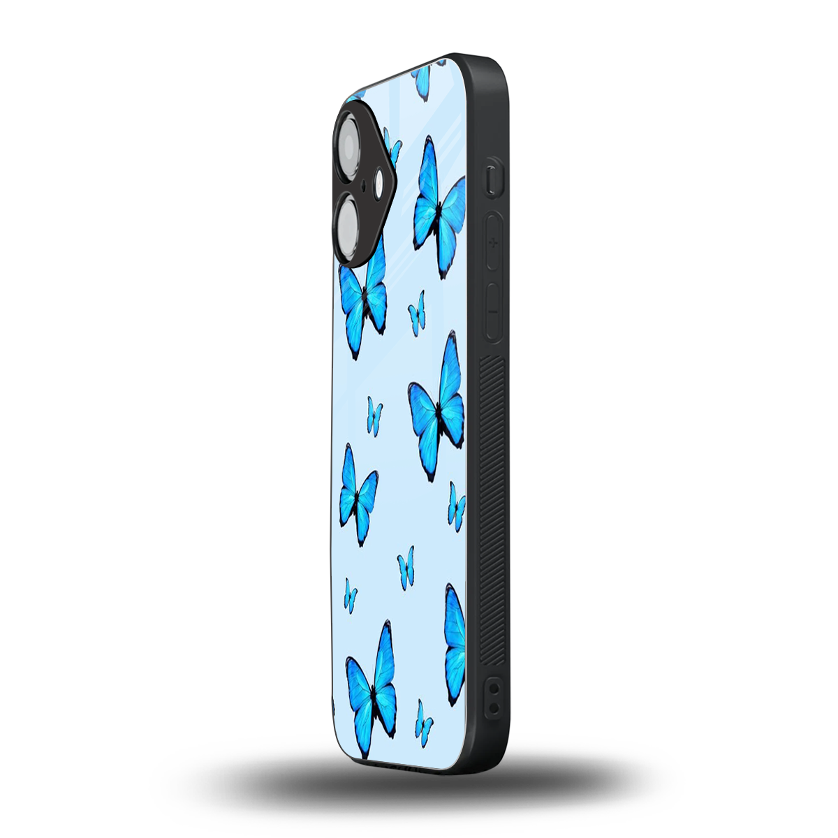 Gimme Butterflies Aesthetic Phone Case for Iphone 16 | Glass Case