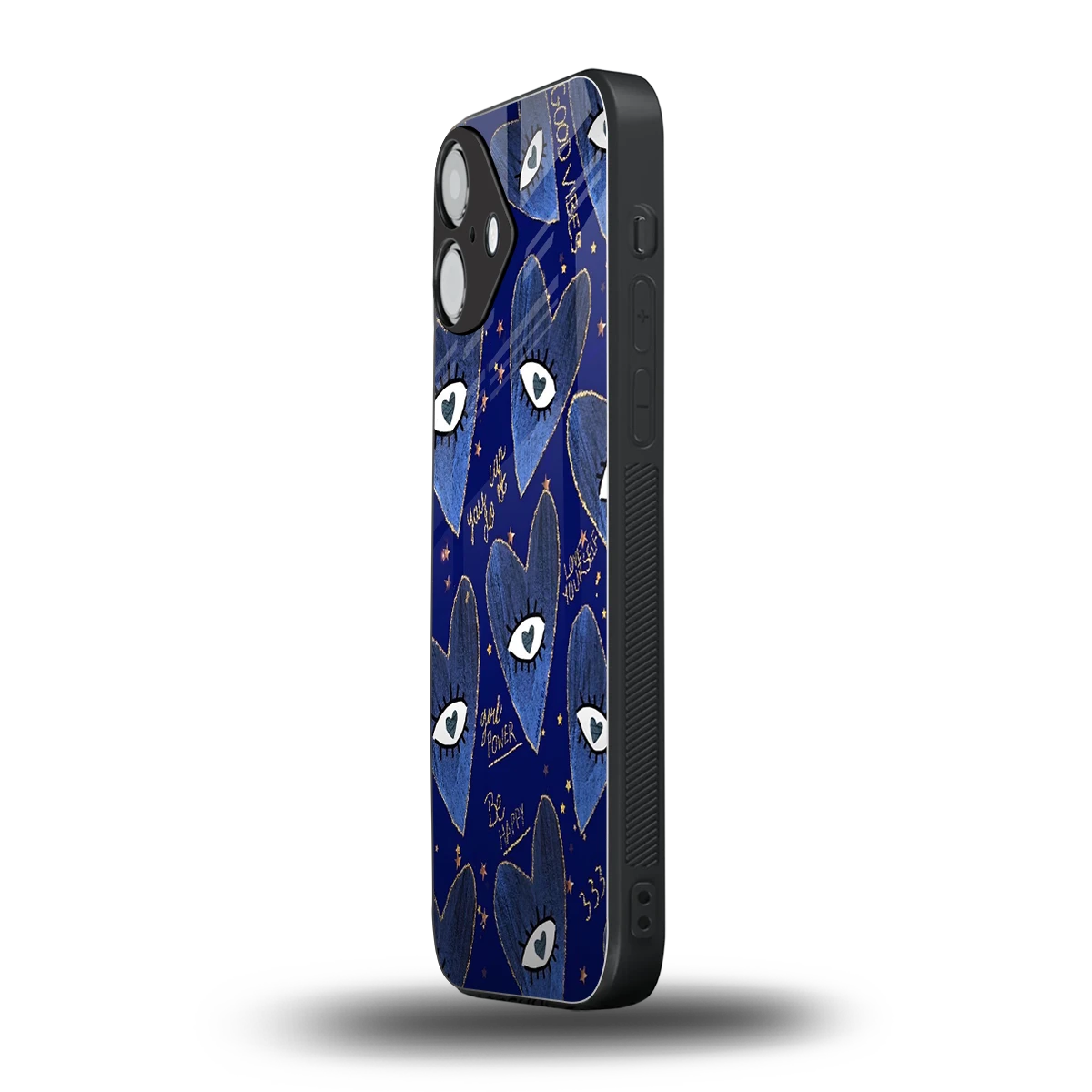 Girl Vision iphone 16 plus mobile cover | shockproof glass phone case