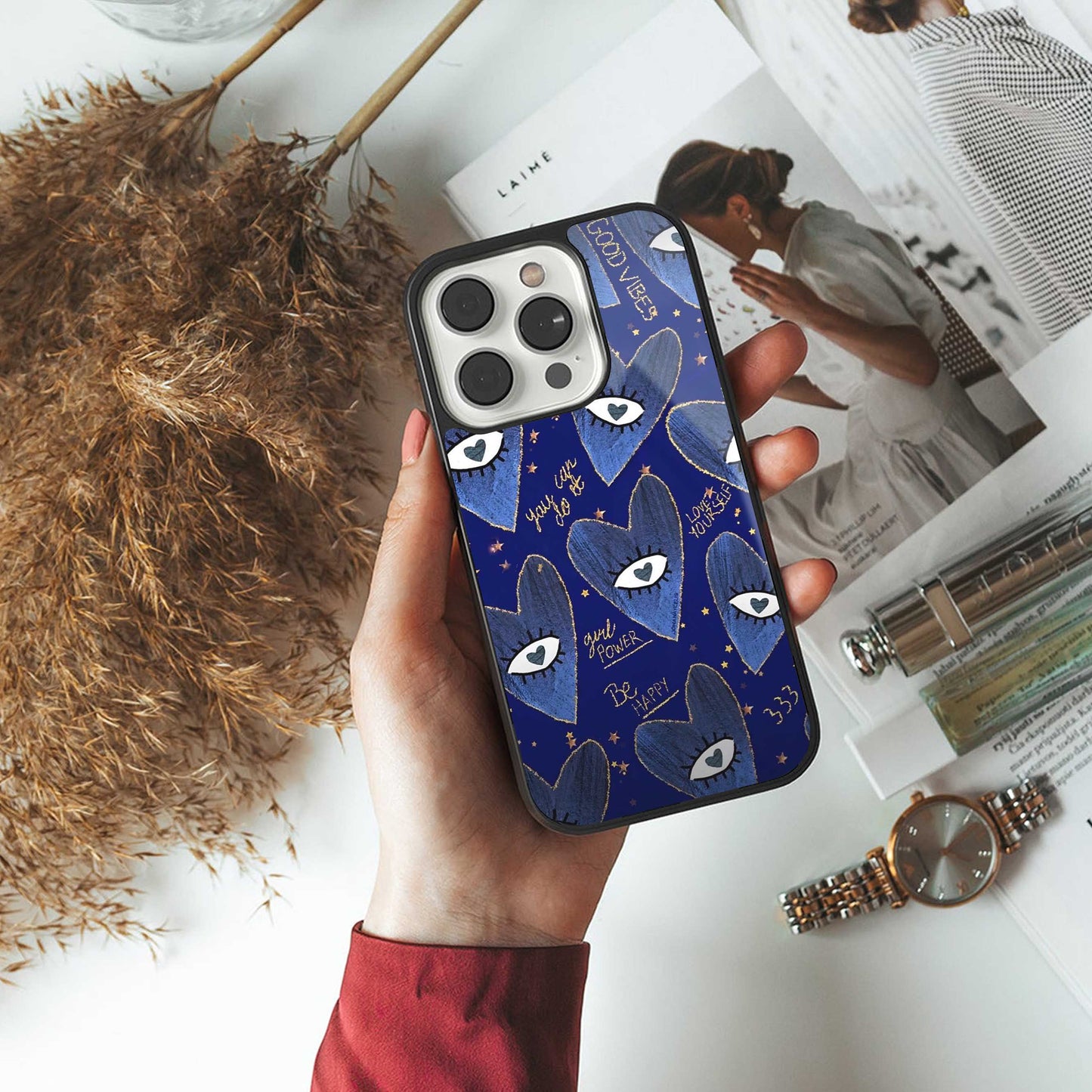 Girl Vision Phone Case for Iphone 16 | Glass Case