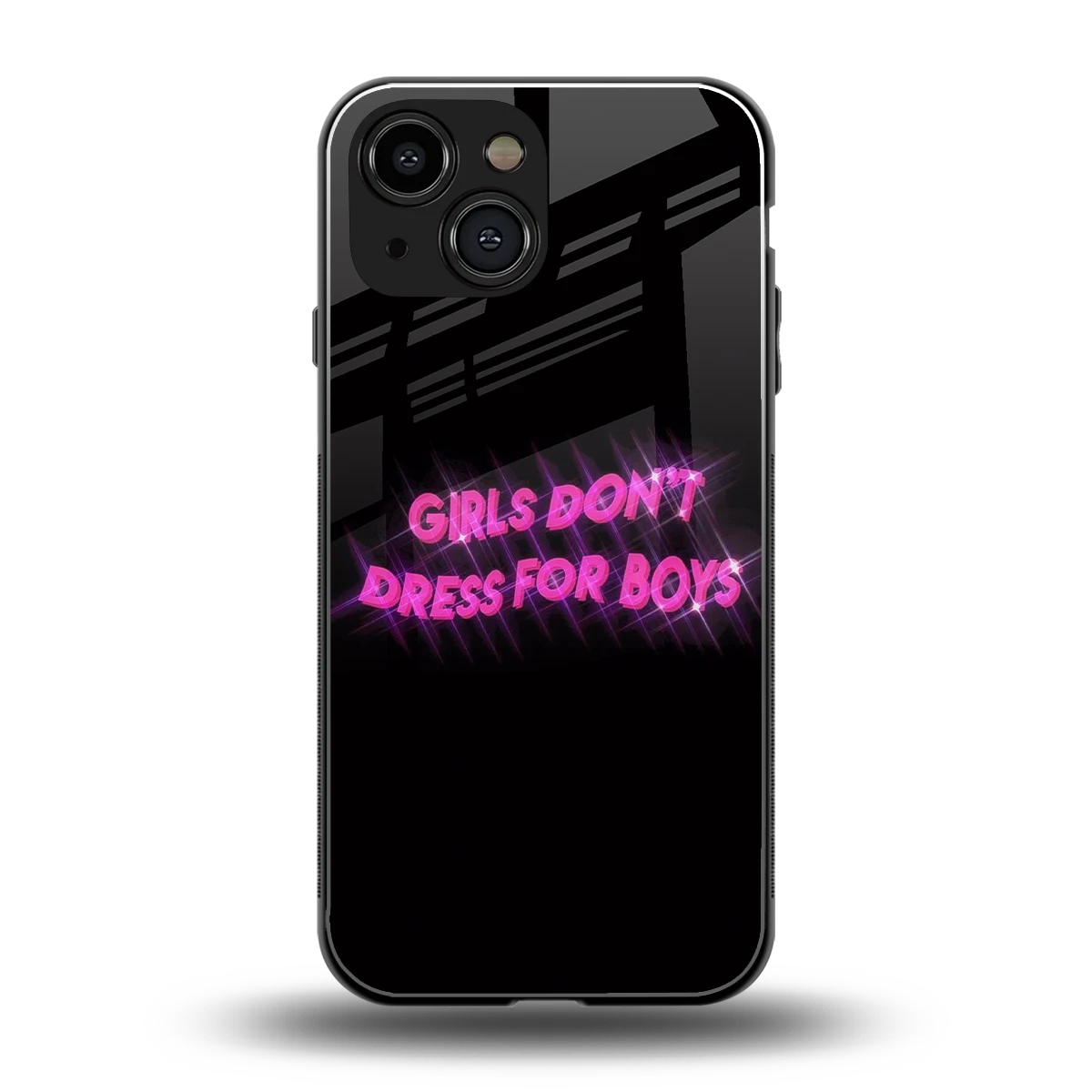 Girls Don't Dress For Boys back phone cover | glass case for iphone 13 mini