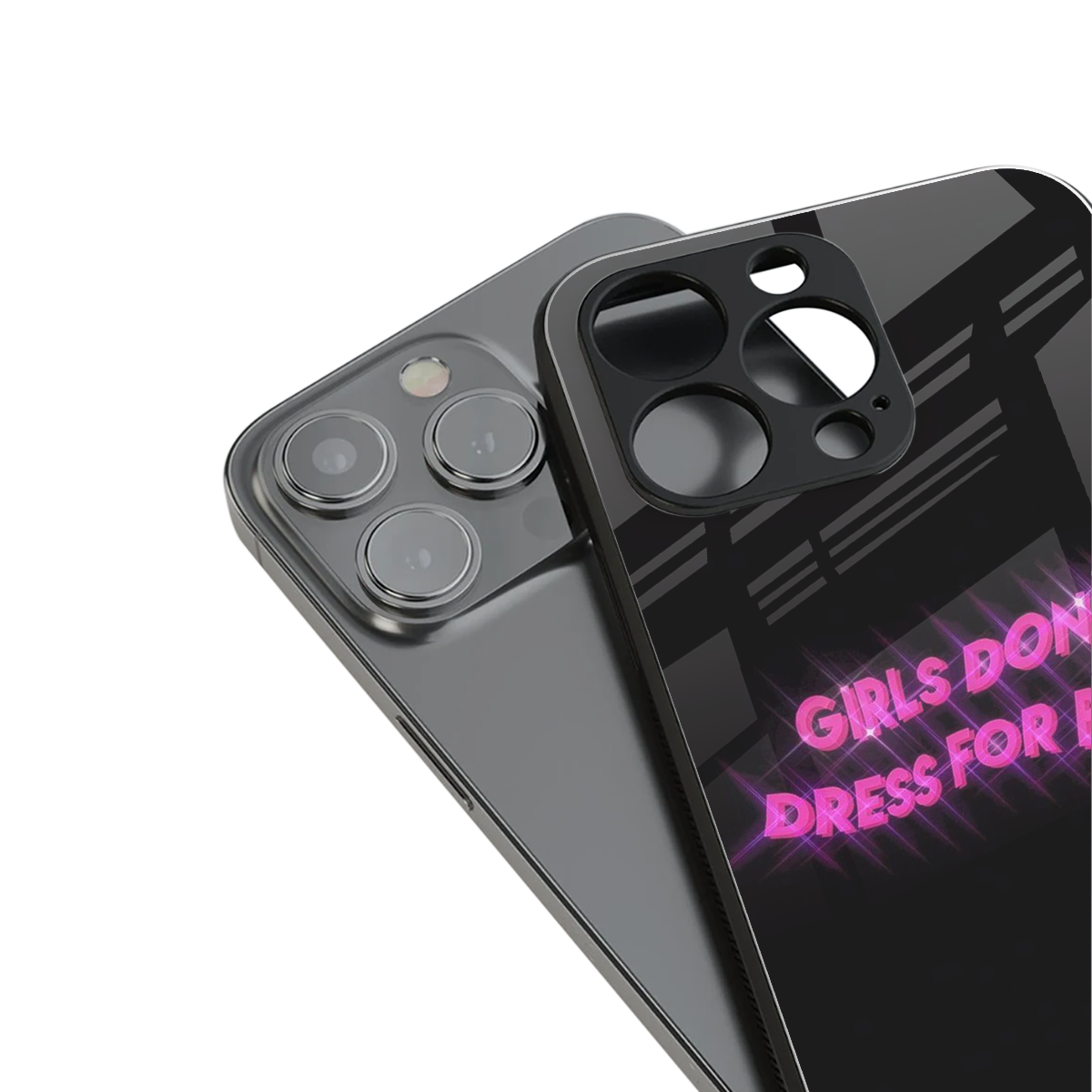 Girls Don't Dress For Boys Phone Case for Iphone 16 | Glass Case