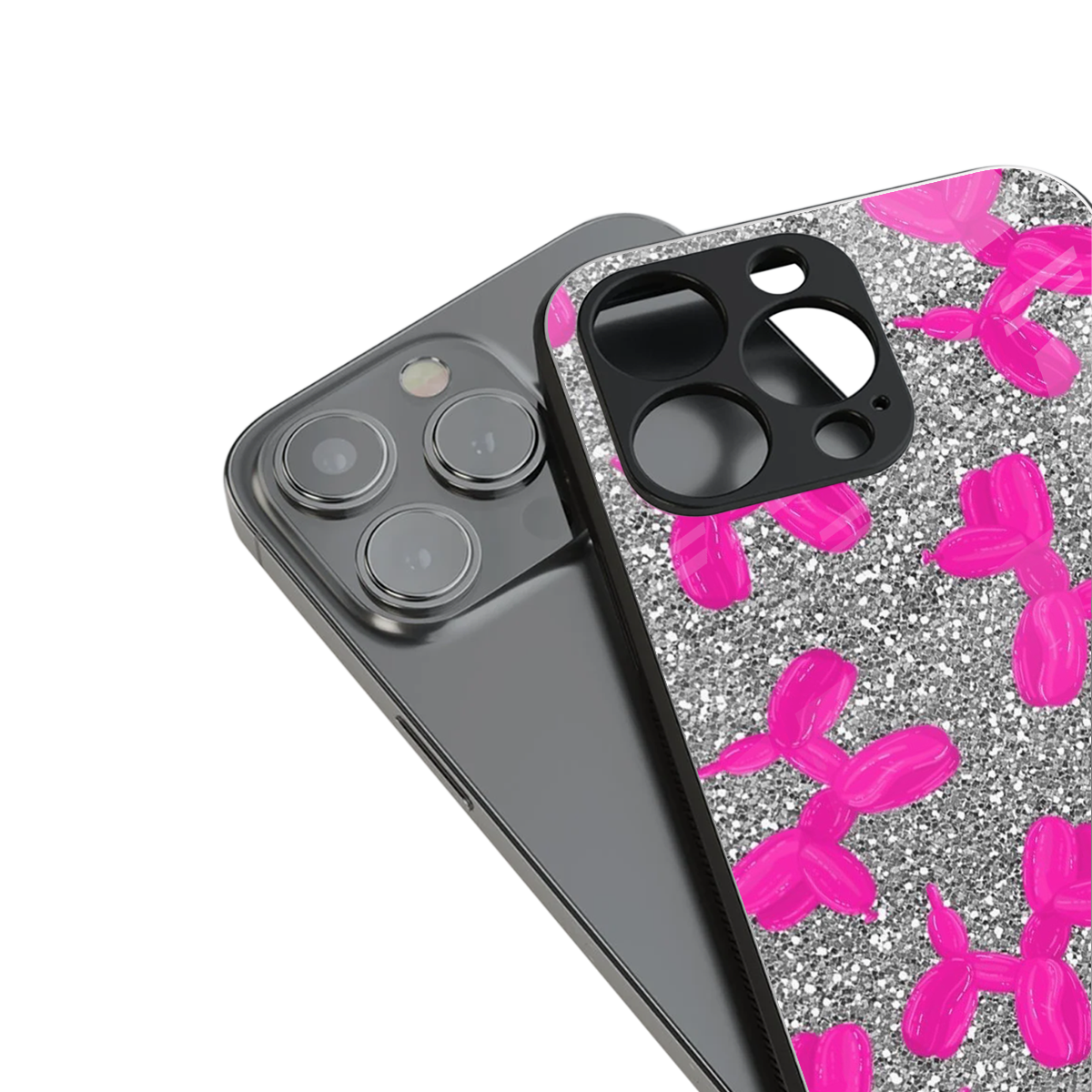 Glittery Ride Phone Case for Iphone 16 | Glass Case