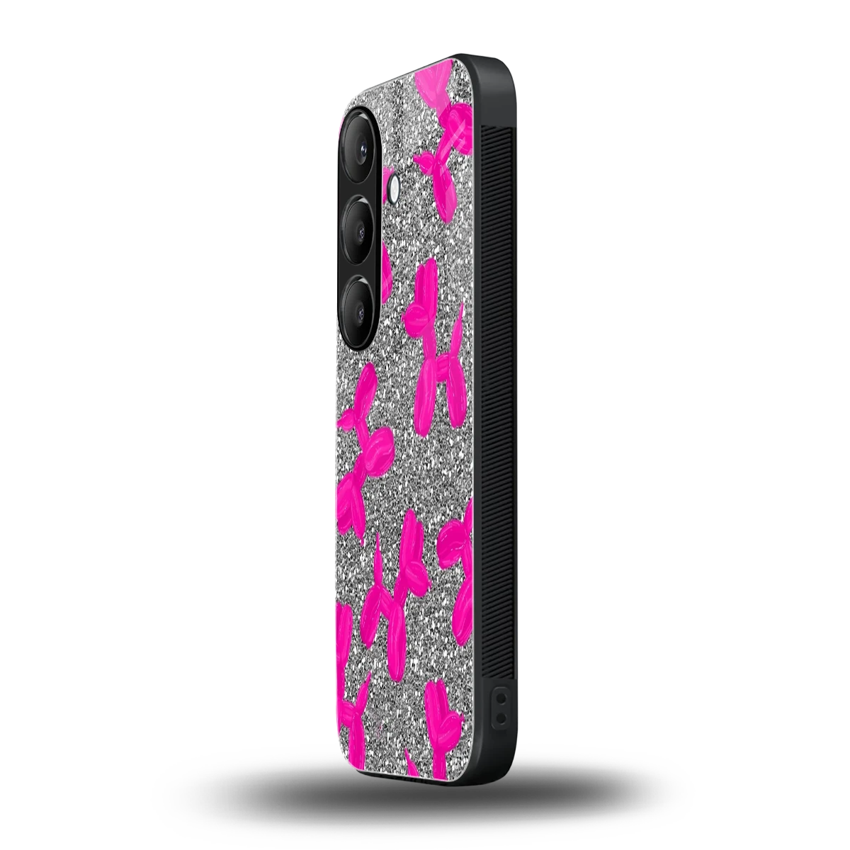 Glittery Ride samsung galaxy s24 mobile cover | shockproof glass phone case