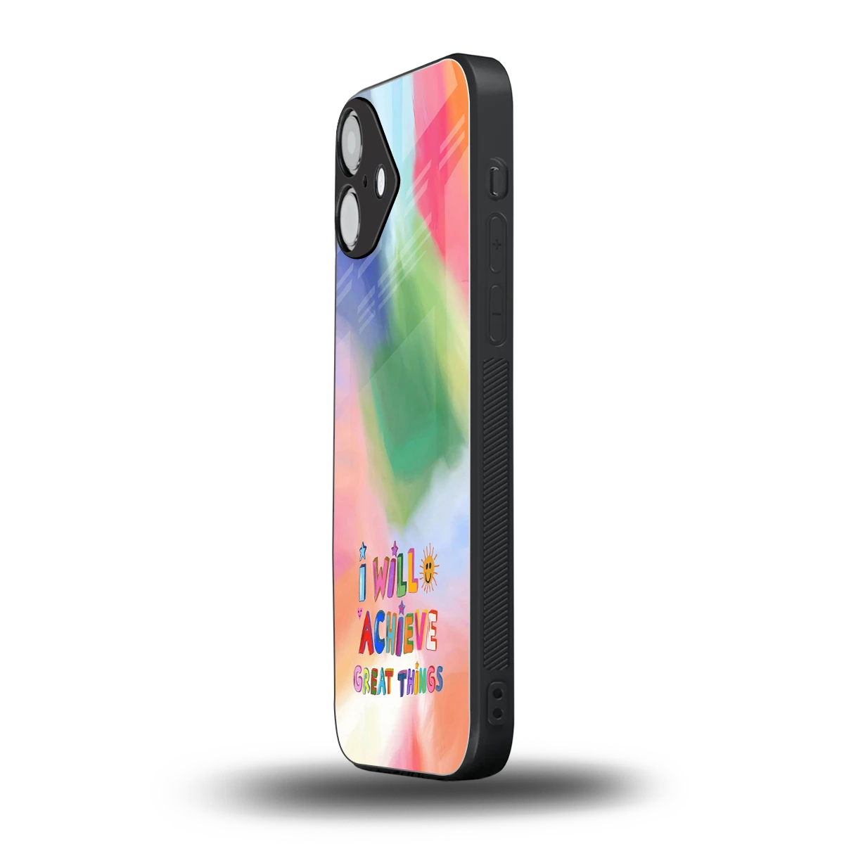 Goal Setter iphone 16 plus mobile cover | shockproof glass phone case