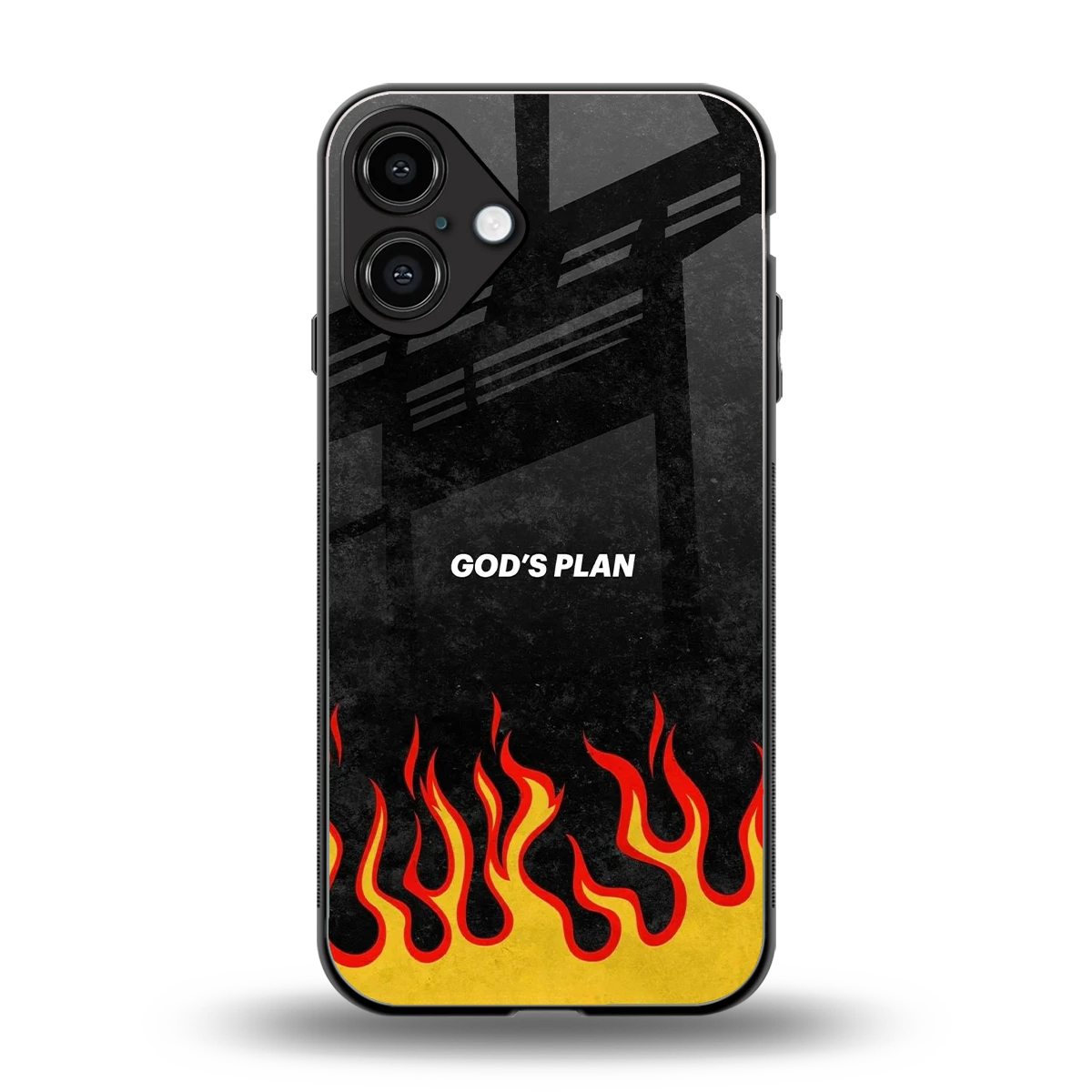 Gods Plan back phone cover | glass case for iphone 16 plus