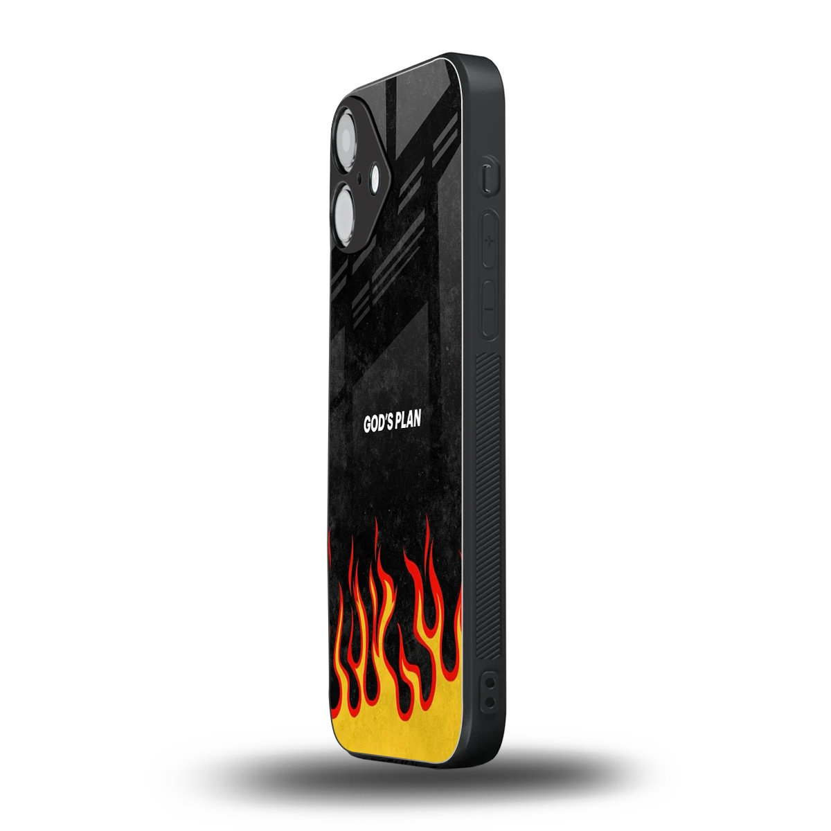 Gods Plan iphone 16 plus mobile cover | shockproof glass phone case