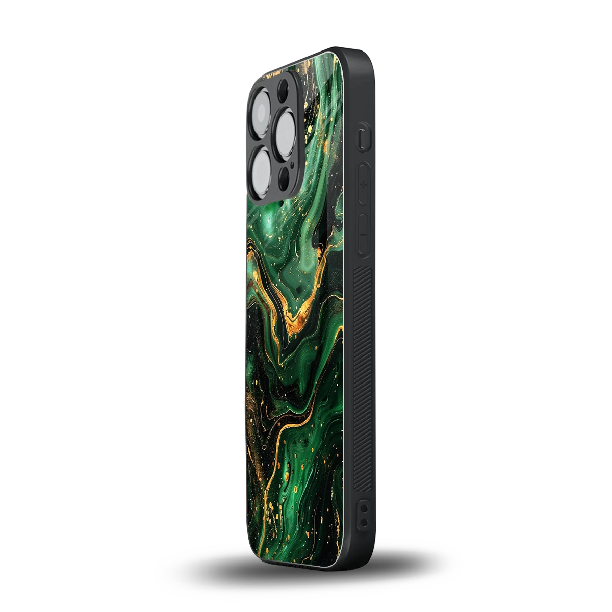Golden Forest iphone 16 pro mobile cover | shockproof glass phone case
