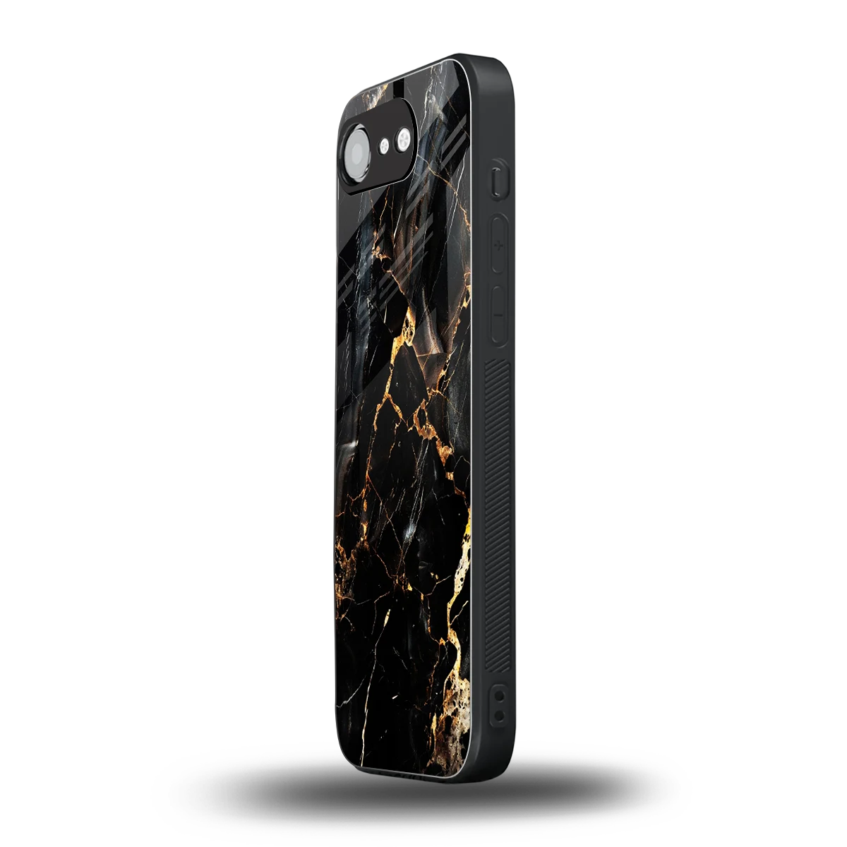 Golden Obsidian iphone 16e mobile cover | shockproof glass phone case