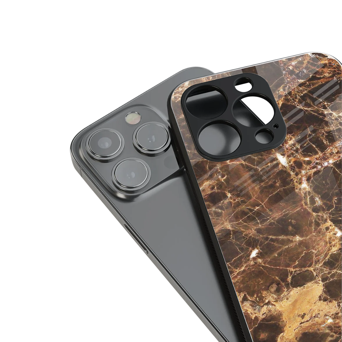 Golden Roots stylish phone case for iPhone 16 | glossy glass and slim fit