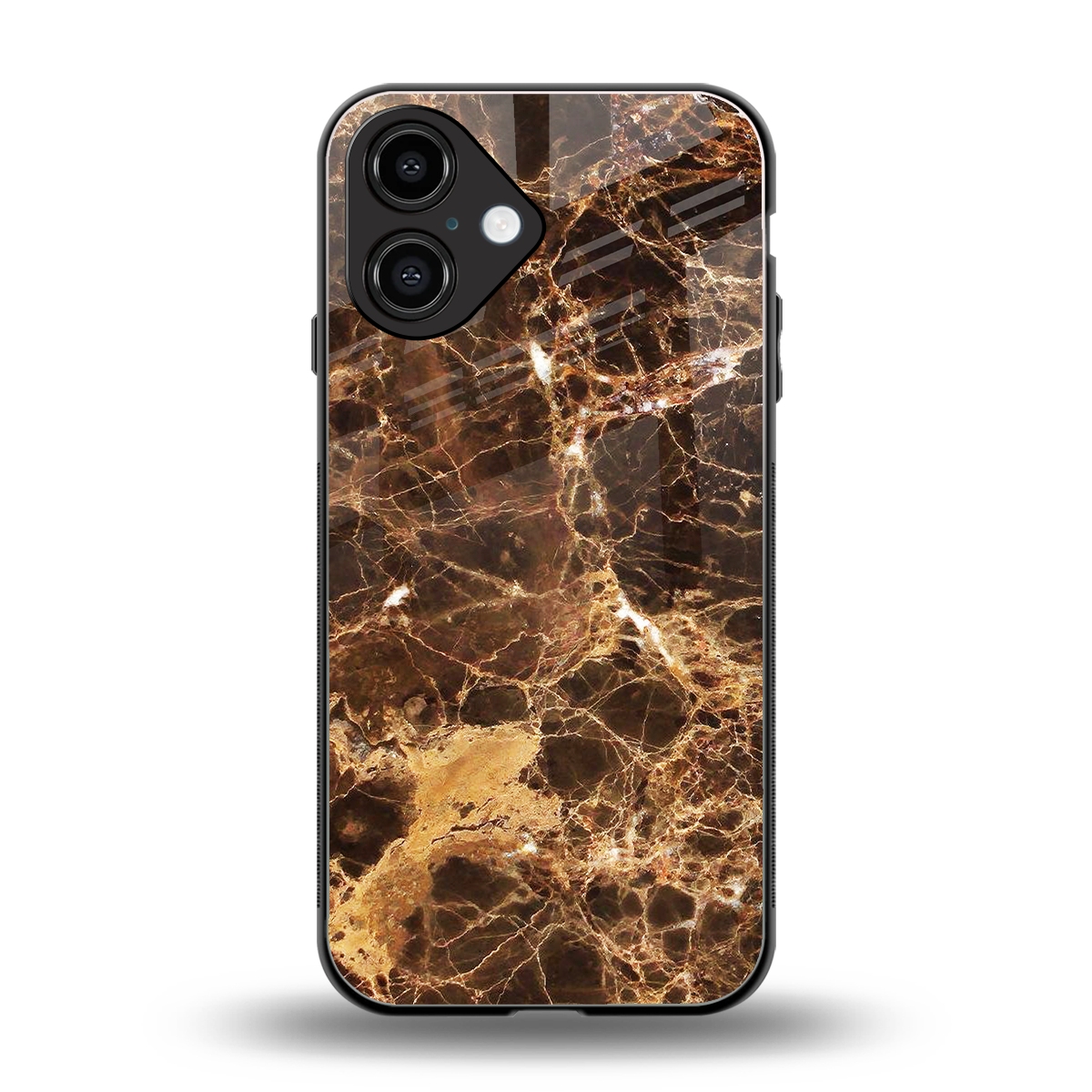 Golden Roots back phone cover | glass case for iphone 16