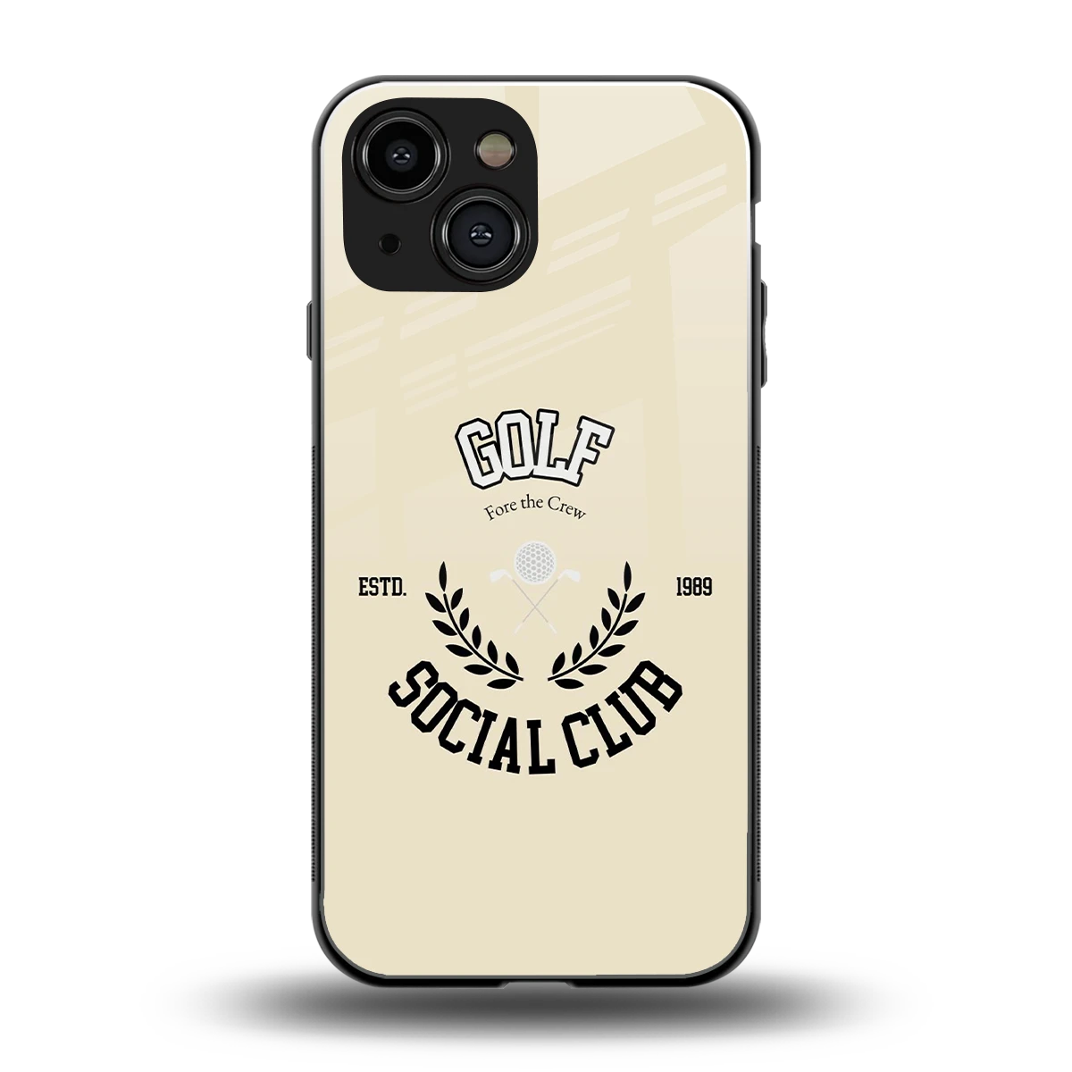 Golf Social Club back phone cover | glass case for iphone 13 mini