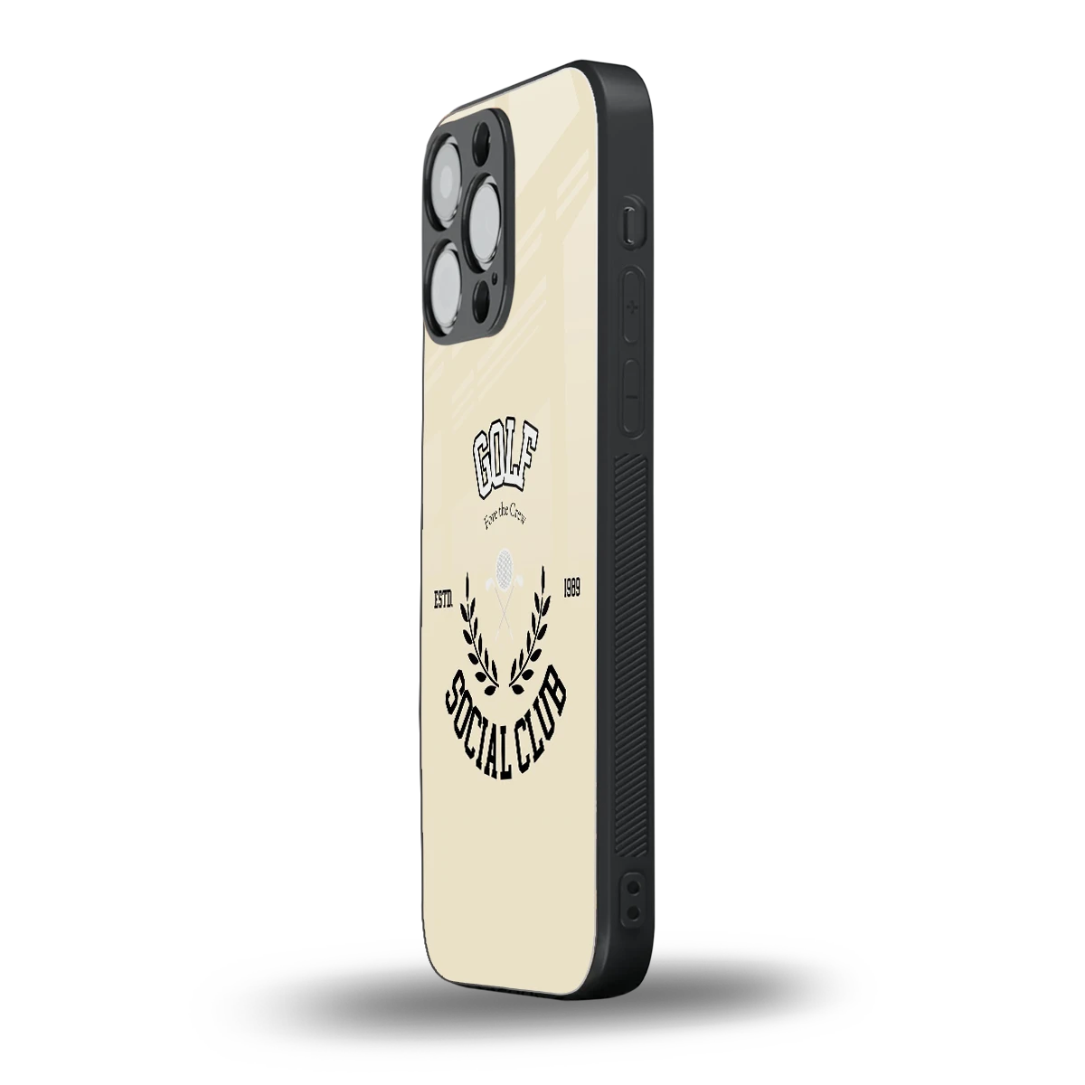 Golf Social Club iphone 14 pro max mobile cover | shockproof glass phone case