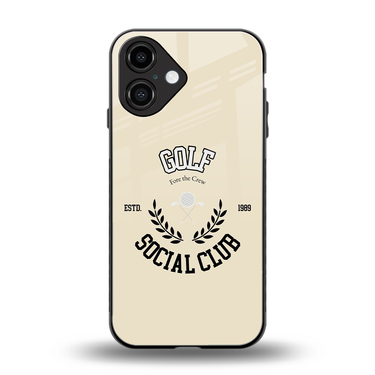 Golf Social Club back phone cover | glass case for iphone 16
