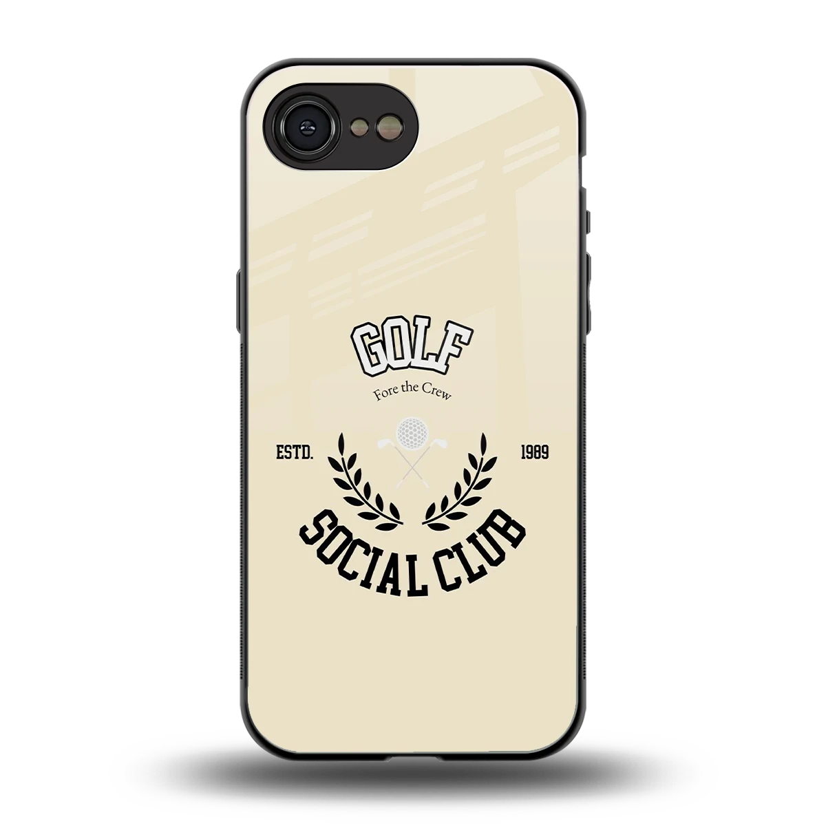 Golf Social Club back phone cover | glass case for iphone 16e