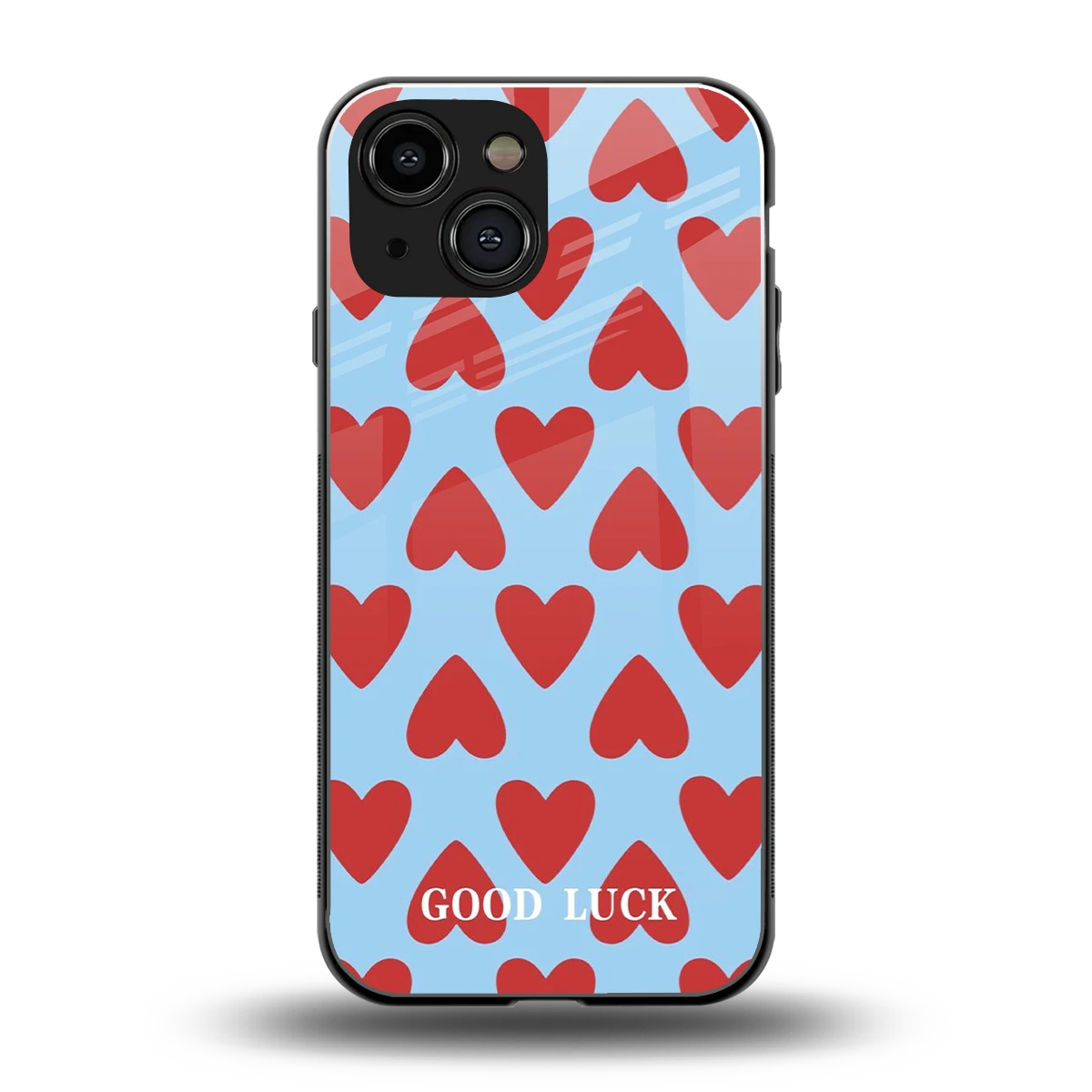 Good Luck back phone cover | glass case for iphone 13 mini