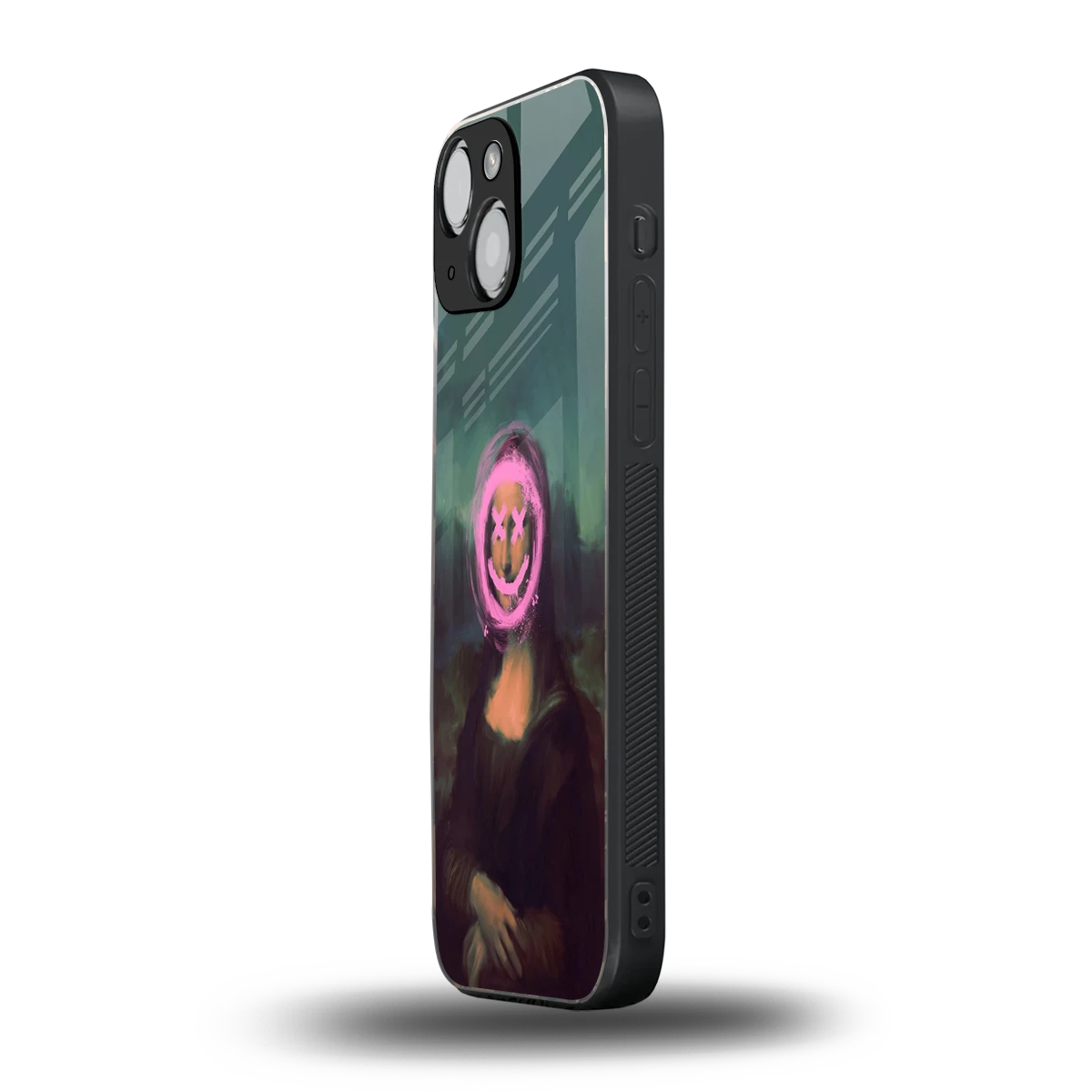 Graffiti Lisa iphone 13 mini mobile cover | shockproof glass phone case