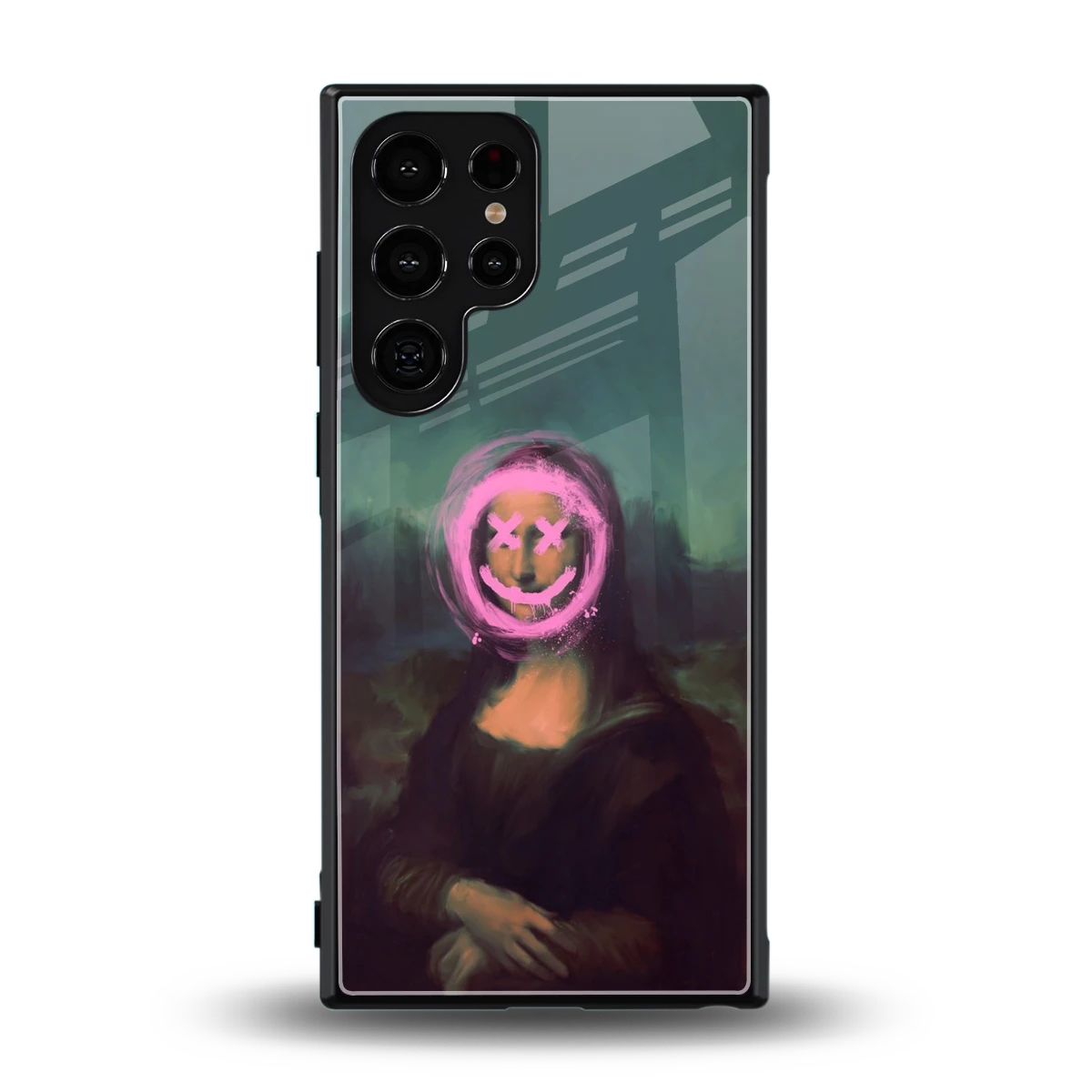 Graffiti Lisa back phone cover | glass case for samsung galaxy s24 ultra