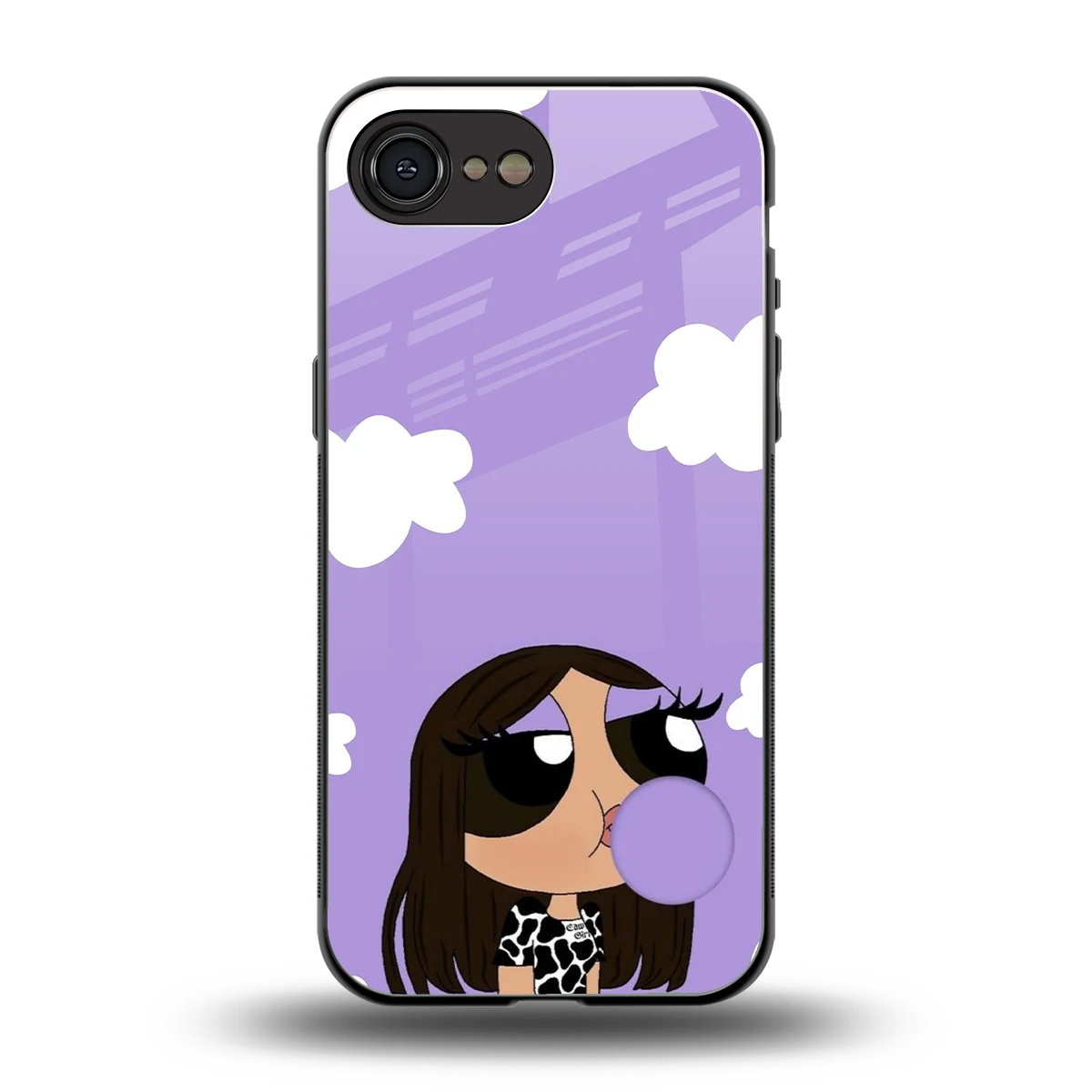 Grape Chic back phone cover | glass case for iphone 16e