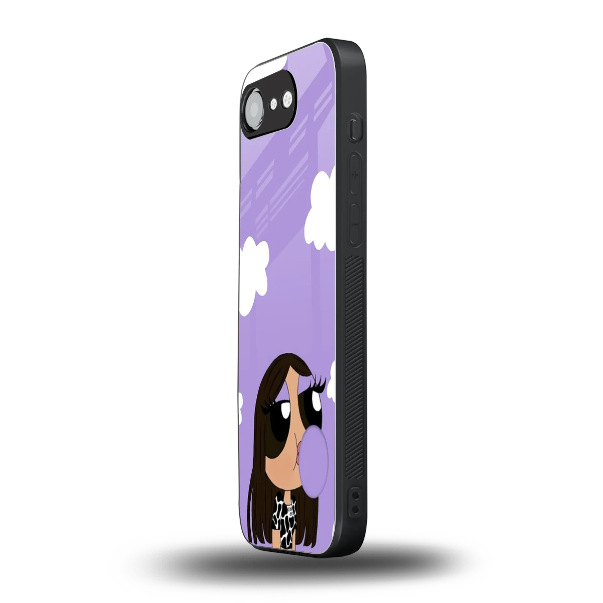 Grape Chic iphone 16e mobile cover | shockproof glass phone case