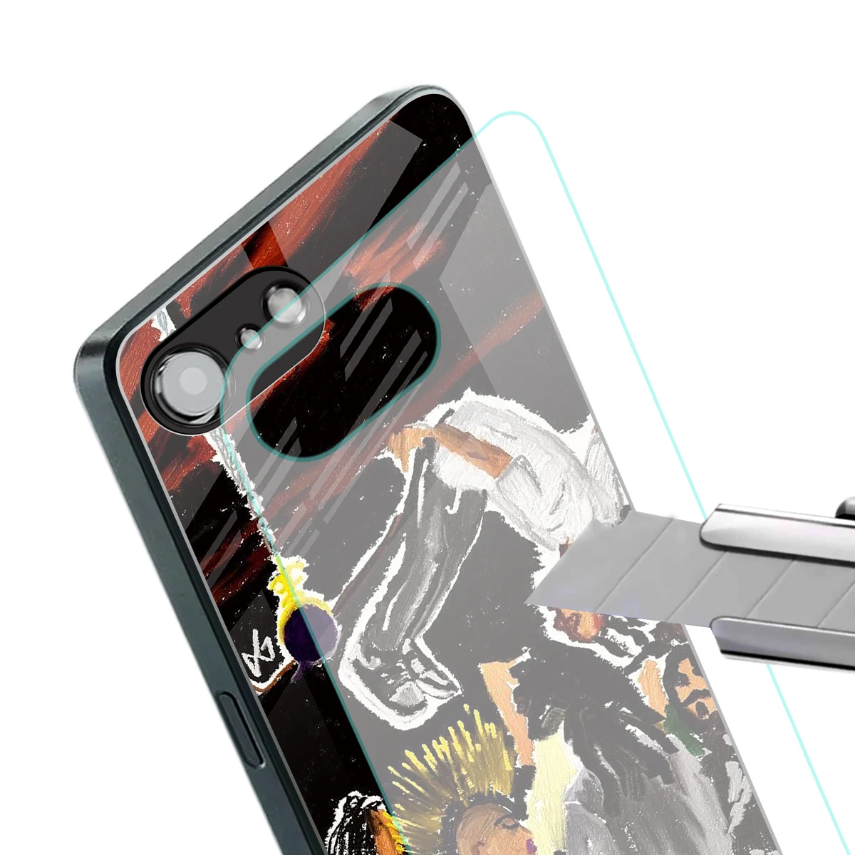 Gravity Break stylish phone case for iphone 16e | glossy glass and slim fit