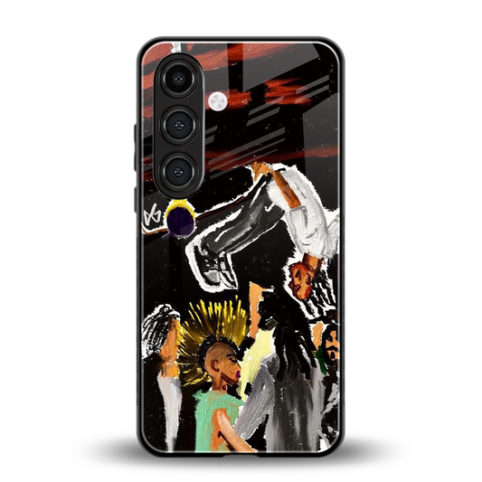 Gravity Break back phone cover | glass case for samsung galaxy s23 plus