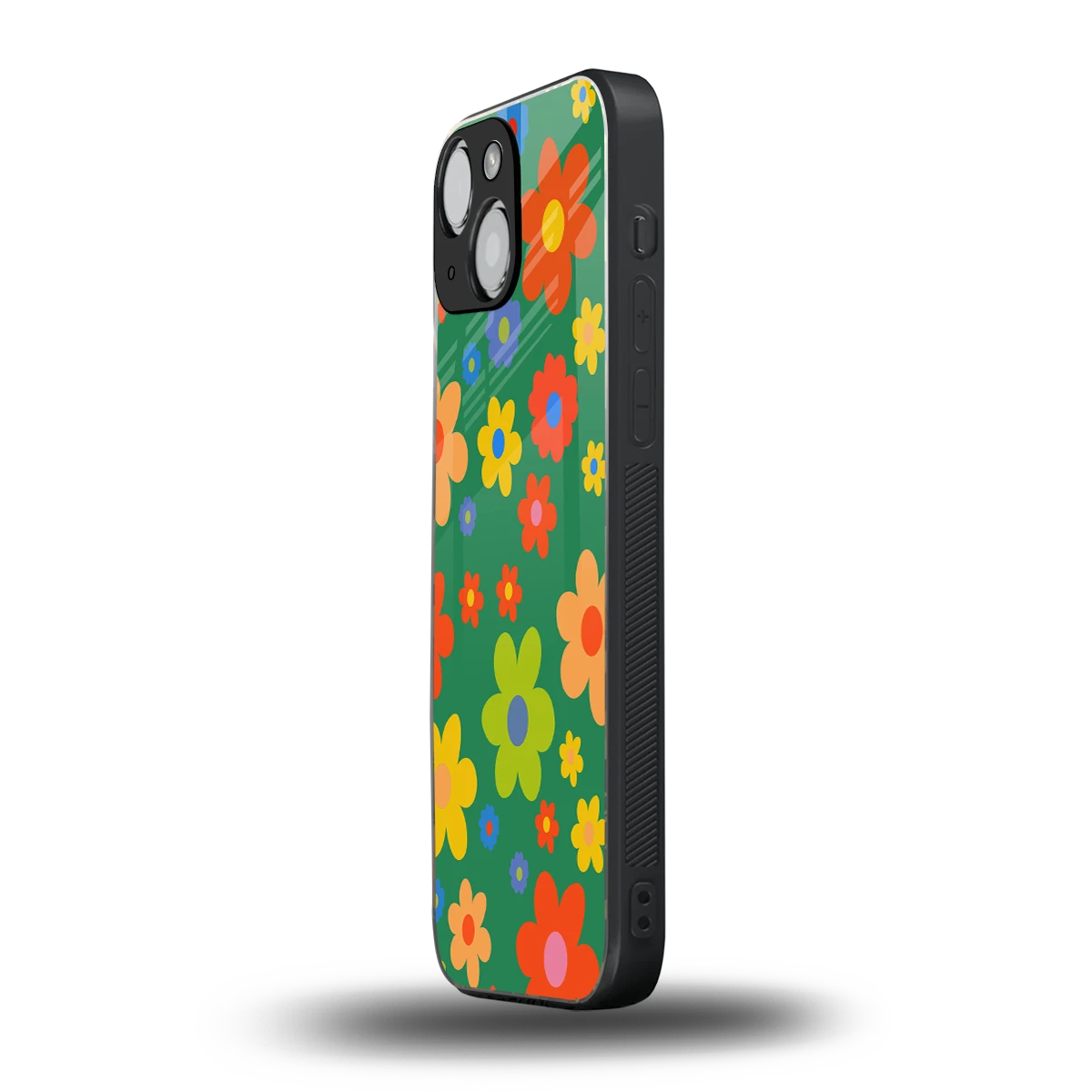 Greenery Blossom iphone 13 mini mobile cover | shockproof glass phone case