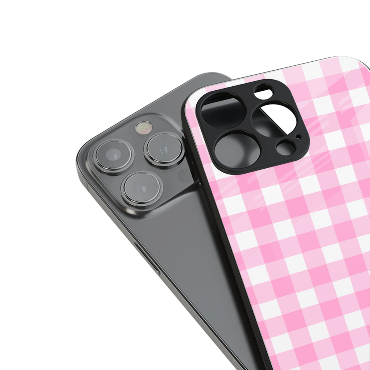 Hankie Harmony stylish phone case for iPhone 16 | glossy glass and slim fit